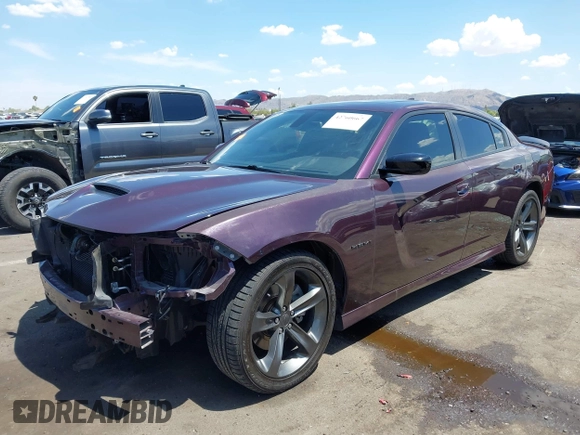 2021 Dodge Charger R/T with VIN 2C3CDXCT2MH574377, listed as a IAAI auction lot 42760667 with 49,295 mi miles and . Bid and sale history available at DreamBid. Image 18.