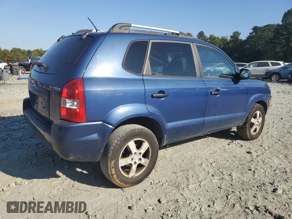 2008 Hyundai Tucson GLS with VIN KM8JM12B98U732348, listed as a Copart auction lot 75002864 with 180,088 mi miles and Salvage Title. Bid and sale history available at carsss.com. Image 3.