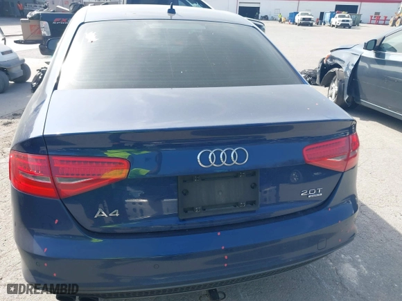 2014 Audi A4 Premium Plus with VIN WAUFFAFLXEN036625, listed as a IAAI auction lot 41876874 with 150,374 mi miles. Bid and sale history available at carsss.com. Image 16.