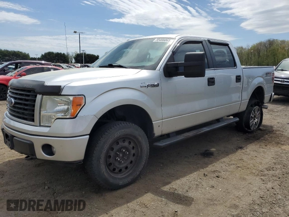 2014 Ford F-150 XL with VIN 1FTFW1EF5EFC57848, listed as a Copart auction lot 55466065 with 182,723 mi miles and Clean Title. Bid and sale history available at carsss.com. Image 1.