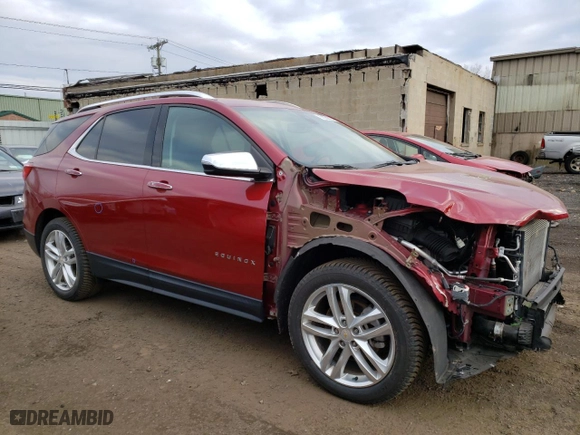 2018 Chevrolet Equinox Premier with VIN 2GNAXWEX7J6159929, listed as a Copart auction lot 88025815 with 40,848 mi miles and Non Repairable. Bid and sale history available at carsss.com. Image 4.