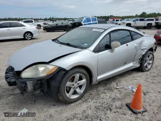 2007 Mitsubishi Eclipse GT with VIN 4A3AK34T37E063401, listed as a Copart auction lot 70760944 with 166,641 mi miles and Salvage Title. Bid and sale history available at carsss.com. Image 1.