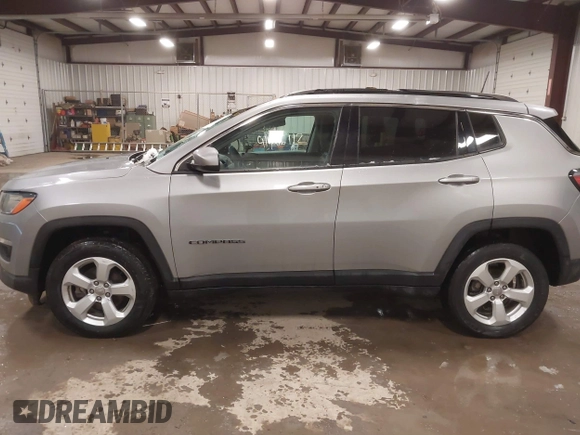 2020 Jeep Compass Latitude with VIN 3C4NJDBB1LT155169, listed as a IAAI auction lot 41486112 with 42,857 mi miles and . Bid and sale history available at DreamBid. Image 14.
