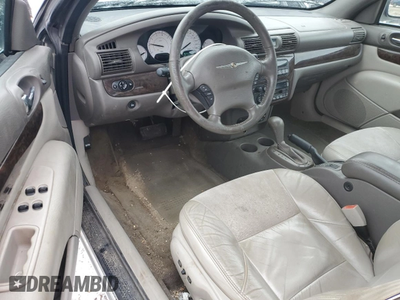 2005 Chrysler Sebring Limited with VIN 1C3EL65R35N542991, listed as a Copart auction lot 84969394 with 156,904 mi miles and Clean title. Bid and sale history available at DreamBid. Image 8.