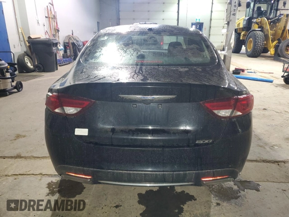 2015 Chrysler 200 Limited with VIN 1C3CCCAGXFN740527, listed as a Copart auction lot 87254084 with 145,761 mi miles and Salvage Title. Bid and sale history available at carsss.com. Image 6.