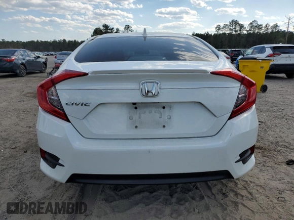 2018 Honda Civic EX-L with VIN JHMFC1F71JX007770, listed as a Copart auction lot 50681835 with 71,808 mi miles and Salvage Title. Bid and sale history available at DreamBid. Image 6.