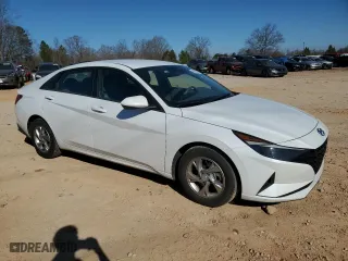 2021 Hyundai Elantra SE with VIN 5NPLL4AG6MH038185, listed as a Copart auction lot 46758205 with 82,248 mi miles and Salvage Title. Bid and sale history available at carsss.com. Image 4.