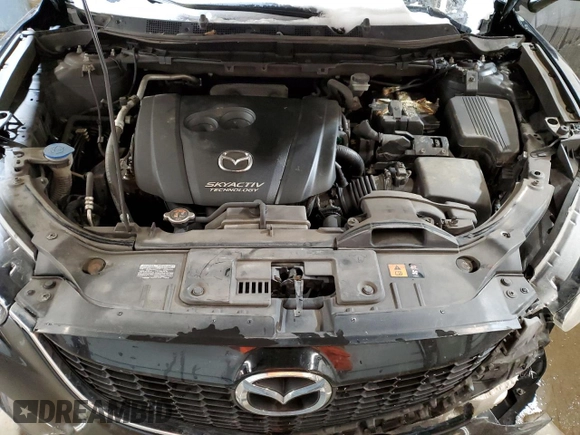 2015 Mazda CX-5 Touring with VIN JM3KE4CY1F0458911, listed as a Copart auction lot 87666255 with 0 mi miles and Salvage Title. Bid and sale history available at carsss.com. Image 12.