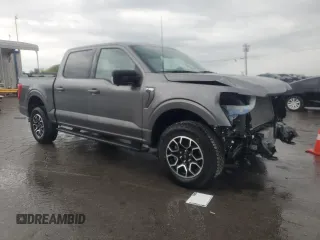 2023 Ford F-150 XL with VIN 1FTFW1E86PKD28258, listed as a Copart auction lot 53898445 with 20,126 mi miles and Salvage Title. Bid and sale history available at carsss.com. Image 4.