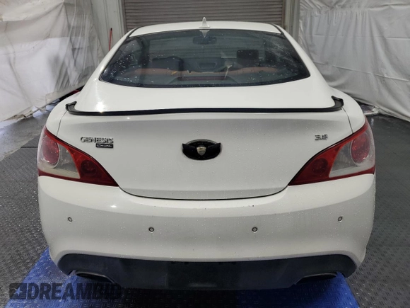 2010 Hyundai Genesis Coupe Grand Touring with VIN KMHHU6KH0AU010630, listed as a Copart auction lot 60736055 with 126,770 mi miles and Clean title. Bid and sale history available at DreamBid. Image 6.