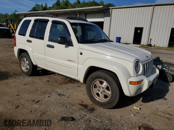 2004 Jeep Liberty Limited with VIN 1J4GK58K34W143131, listed as a Copart auction lot 69814254 with Not provided miles and Salvage title. Bid and sale history available at DreamBid. Image 4.