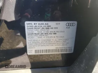 2018 Audi SQ5 Premium Plus with VIN WA1A4AFY5J2108237, listed as a Copart auction lot 86848274 with 82,897 mi miles and Salvage Title. Bid and sale history available at DreamBid. Image 12.