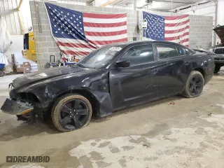 2013 Dodge Charger SE with VIN 2C3CDXBG1DH625372, listed as a Copart auction lot 43815925 with 217,536 mi miles and Salvage Title. Bid and sale history available at carsss.com. Image 1.