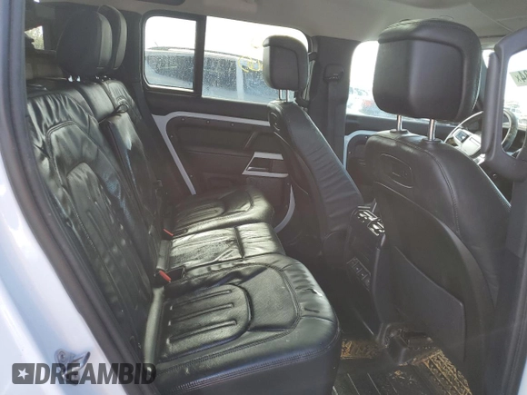 2020 Land Rover Defender HSE z VIN SALE97EU6L2017029, wystawiony jako Copart lot #80854134 z przebiegiem Nie podano mil oraz Nie do naprawy • Non repairable. Historia ofert i sprzedaży dostępna na DreamBid. Obrazek 11.