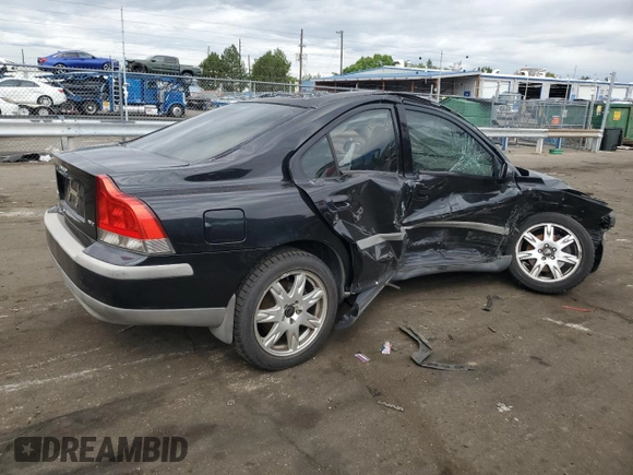 2003 Volvo S60 with VIN YV1RH59H532239178, listed as a Copart auction lot 66537134 with 0 mi miles and Non Repairable. Bid and sale history available at carsss.com. Image 3.