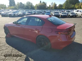 2019 Alfa Romeo Giulia Ti Sport with VIN ZARFAMBN9K7604458, listed as a Copart auction lot 73707164 with 34,495 mi miles and Salvage Title. Bid and sale history available at carsss.com. Image 2.
