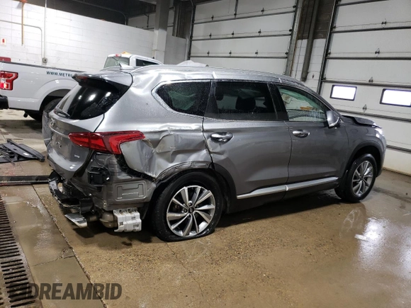2019 Hyundai Santa Fe Ultimate with VIN 5NMS5CAD2KH135223, listed as a Copart auction lot 52534625 with 93,048 mi miles and Salvage Title. Bid and sale history available at DreamBid. Image 3.