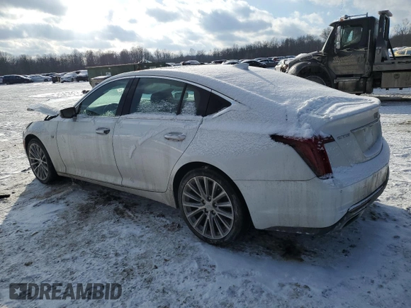 2020 Cadillac CT5 Premium Luxury with VIN 1G6DT5RK5L0130616, listed as a Copart auction lot 88776715 with 73,584 mi miles and Salvage Title. Bid and sale history available at DreamBid. Image 2.