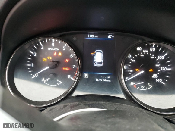 2019 Nissan Rogue S with VIN KNMAT2MV0KP516141, listed as a Copart auction lot 51873845 with 161,914 mi miles and Clean Title. Bid and sale history available at carsss.com. Image 9.