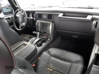 2008 Hummer H2 SUT with VIN 5GRGN22858H105935, listed as a Copart auction lot 75078544 with 0 mi miles and Salvage Title. Bid and sale history available at carsss.com. Image 8.