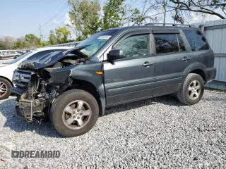 2006 Honda Pilot EX with VIN 5FNYF28406B020568, listed as a Copart auction lot 50340245 with Not Provided miles and Salvage Title. Bid and sale history available at DreamBid. Image 1.