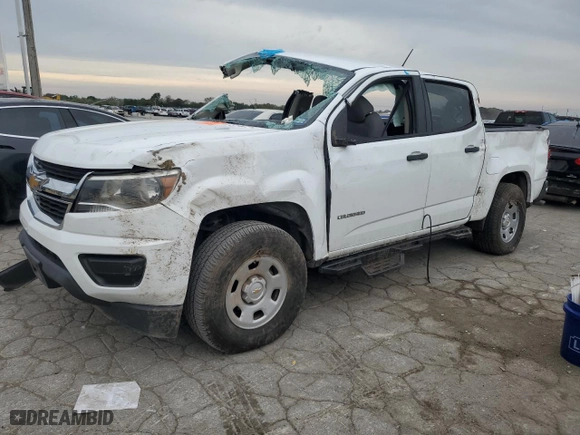 2020 Chevrolet Colorado 2WD Work Truck with VIN 1GCGSBEN9L1147943, listed as a Copart auction lot 73176724 with 101,147 mi miles and Salvage Title. Bid and sale history available at carsss.com. Image 1.