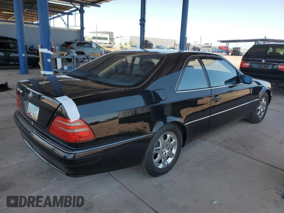 1998 Mercedes-Benz CL with VIN WDBGA70G3WA379773, listed as a Copart auction lot 63527254 with 105,214 mi miles and Clean Title. Bid and sale history available at DreamBid. Image 3.