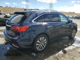 2014 Acura MDX Tech Pkg with VIN 5FRYD4H45EB005739, listed as a Copart auction lot 46707585 with 85,789 mi miles and Salvage Title. Bid and sale history available at carsss.com. Image 3.