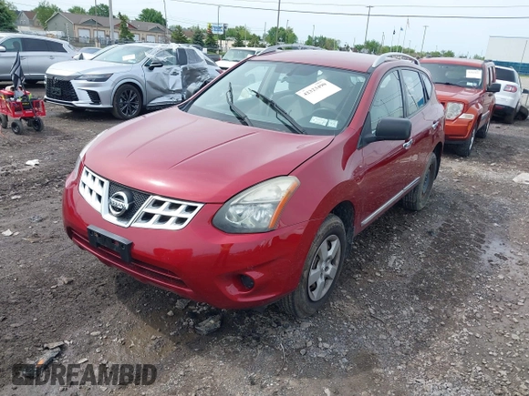 2015 Nissan Rogue S z VIN JN8AS5MV8FW261047, wystawiony jako IAAI lot #42323490 z przebiegiem 164 303 mil mil oraz . Historia ofert i sprzedaży dostępna na DreamBid. Obrazek 1.