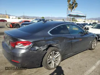 2018 BMW 4 Series 430i with VIN WBA4W3C56JAE99570, listed as a Copart auction lot 46497195 with 82,259 mi miles and Salvage Title. Bid and sale history available at DreamBid. Image 3.