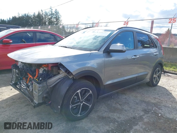 2024 Kia Niro EX Touring with VIN KNDCR3LE4R5148891, listed as a IAAI auction lot 41817925 with 12,333 mi miles. Bid and sale history available at carsss.com. Image 18.