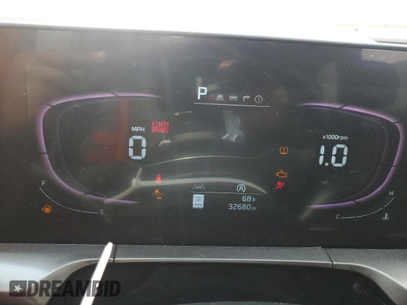2024 Kia Telluride LX with VIN 5XYP24GC2RG494627, listed as a Copart auction lot 57634015 with 32,680 mi miles and Salvage title. Bid and sale history available at DreamBid. Image 9.