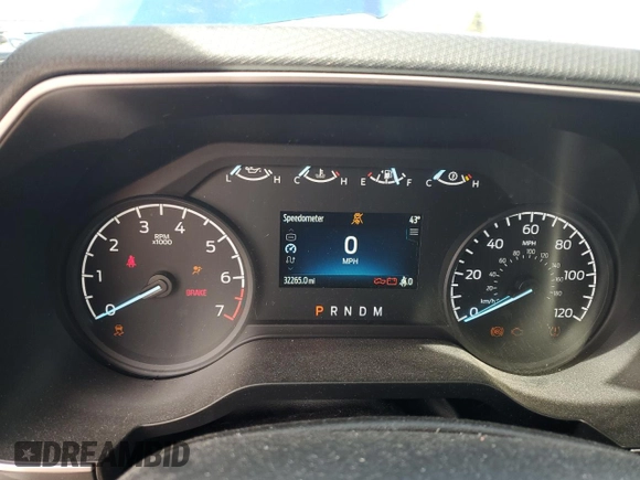 2022 Ford F-150 XL with VIN 1FTEW1EP3NFA76820, listed as a Copart auction lot 52161725 with 32,265 mi miles and Salvage Title. Bid and sale history available at carsss.com. Image 9.