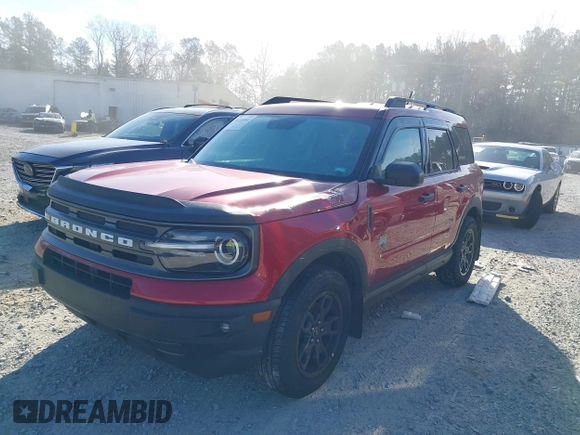 2021 Ford Bronco Sport Big Bend with VIN 3FMCR9B67MRA98566, listed as a IAAI auction lot 38166064 with Not provided miles and . Bid and sale history available at DreamBid. Image 16.