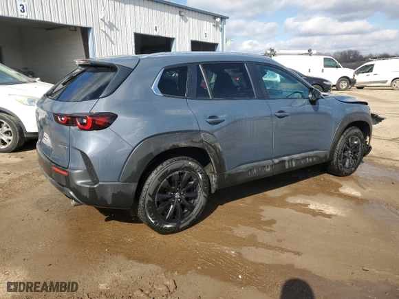 2025 Mazda CX-50 2.5 S Preferred Package with VIN 7MMVABBM2SN305827, listed as a Copart auction lot 45678405 with 10,900 mi miles and Clean Title. Bid and sale history available at carsss.com. Image 3.
