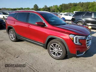 2024 GMC Terrain SLT z VIN 3GKALVEG9RL382709, wystawiony jako Copart lot #52175395 z przebiegiem 7 535 mil mil oraz Szkoda całkowita • Salvage title. Historia ofert i sprzedaży dostępna na DreamBid. Obrazek 4.
