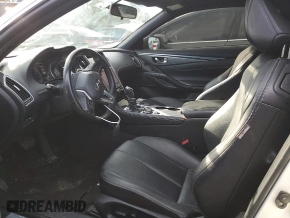 2017 Infiniti Q60 Premium with VIN JN1CV7EK2HM111111, listed as a Copart auction lot 44327985 with 83,511 mi miles and Salvage title. Bid and sale history available at DreamBid. Image 7.