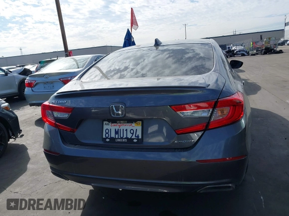 2019 Honda Accord Sport with VIN 1HGCV1F30KA123205, listed as a IAAI auction lot 41674180 with 62,382 mi miles and . Bid and sale history available at DreamBid. Image 16.