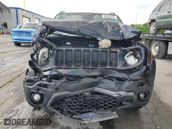 2019 Jeep Renegade Sport with VIN ZACNJBAB4KPK29516, listed as a Copart auction lot 55120225 with 115,727 mi miles and Salvage title. Bid and sale history available at DreamBid. Image 5.