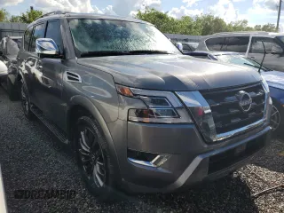 2023 Nissan Armada Platinum with VIN JN8AY2DA0P9405121, listed as a Copart auction lot 73774374 with Not Provided miles and Non Repairable. Bid and sale history available at carsss.com. Image 4.