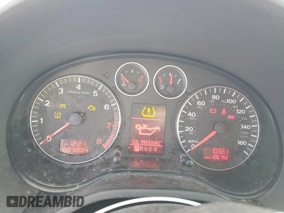 2008 Audi A3 S line with VIN WAUKD78P88A148598, listed as a Copart auction lot 76773884 with 106,152 mi miles and Salvage title. Bid and sale history available at DreamBid. Image 9.