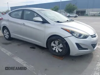 2016 Hyundai Elantra SE z VIN 5NPDH4AE3GH677052, wystawiony jako IAAI lot #41669202 z przebiegiem 71 926 mil mil oraz . Historia ofert i sprzedaży dostępna na DreamBid. Obrazek 1.