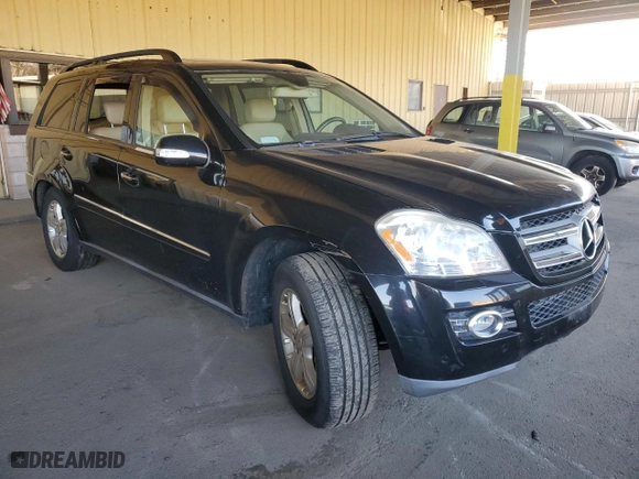 2007 Mercedes-Benz GL-Class with VIN 4JGBF22E27A276403, listed as a Copart auction lot 83980854 with 0 mi miles and Clean Title. Bid and sale history available at carsss.com. Image 4.