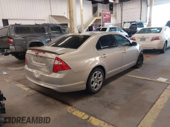 2010 Ford Fusion SE with VIN 3FAHP0HA7AR280793, listed as a IAAI auction lot 41450114 with 137,800 mi miles. Bid and sale history available at carsss.com. Image 4.