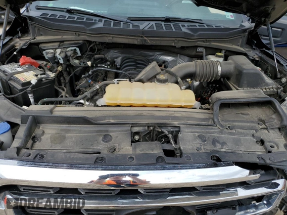 2021 Ford F-150 XL with VIN 1FTFW1E50MFA45896, listed as a Copart auction lot 46882735 with 57,041 mi miles and Salvage Title. Bid and sale history available at DreamBid. Image 12.