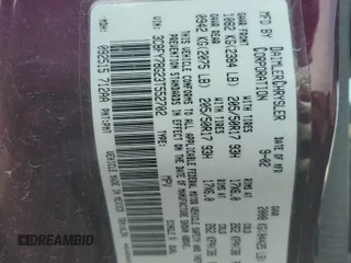2003 Chrysler PT Cruiser GT z VIN 3C8FY78G23T552702, wystawiony jako Copart lot #65730044 z przebiegiem 150 727 mil mil oraz Szkoda całkowita • Salvage title. Historia ofert i sprzedaży dostępna na DreamBid. Obrazek 14.