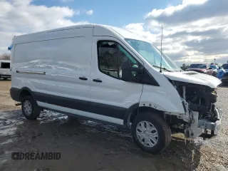 2023 Ford Transit Cargo with VIN 1FTBR1C8XPKC01098, listed as a Copart auction lot 43004965 with Not Provided miles and Salvage Title. Bid and sale history available at carsss.com. Image 4.