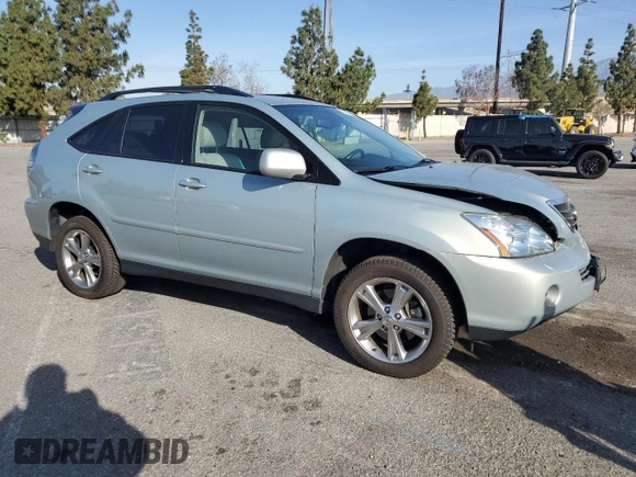 2006 Lexus RX 400h z VIN JTJHW31U760043860, wystawiony jako Copart lot #58057015 z przebiegiem 97 618 mil mil oraz Szkoda całkowita • Salvage title. Historia ofert i sprzedaży dostępna na DreamBid. Obrazek 4.