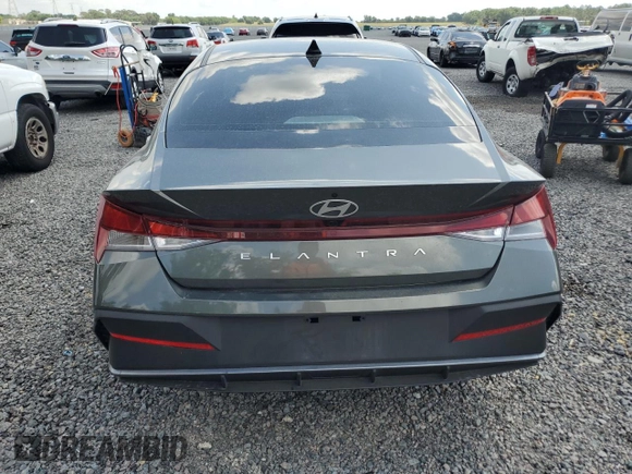 2024 Hyundai Elantra SEL with VIN KMHLM4DG3RU733337, listed as a Copart auction lot 51287045 with 26,590 mi miles and Non Repairable. Bid and sale history available at carsss.com. Image 6.