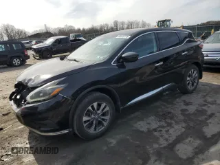 2018 Nissan Murano SL with VIN 5N1AZ2MH5JN135819, listed as a Copart auction lot 48816775 with 135,720 mi miles and Salvage Title. Bid and sale history available at carsss.com. Image 1.